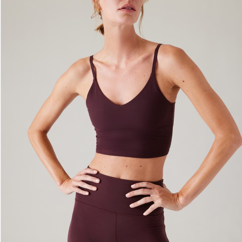 Elation V-Neck Longline Bra A-C Size Medium